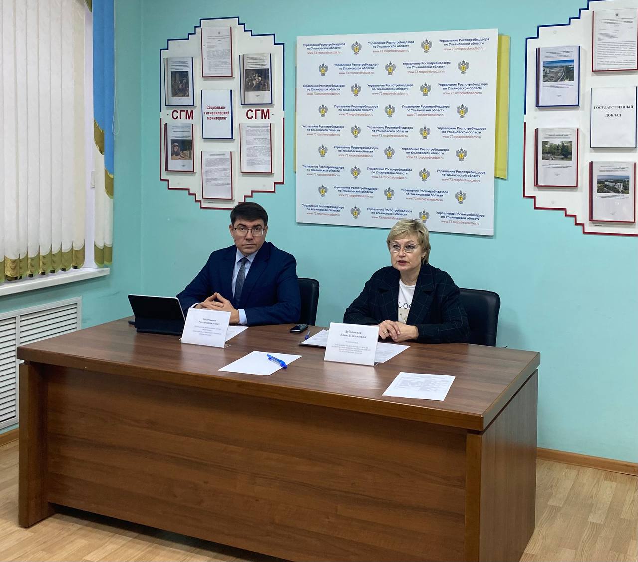 Прошло заседание Общественного совета при Управлении Роспотребнадзора по Ульяновской области.